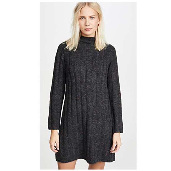 Madewell Dresses & Skirts - 🍀Madewell Donegal Rolled Mockneck Sweater Dress
